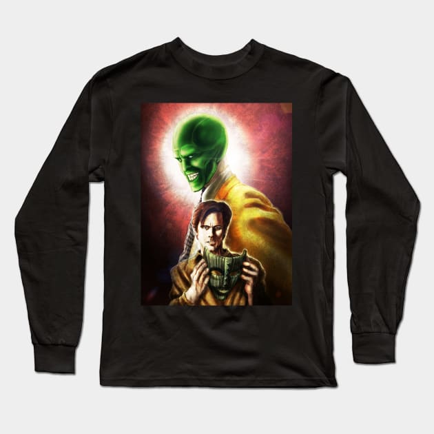 THE MASK Long Sleeve T-Shirt by CrazyPencilComics